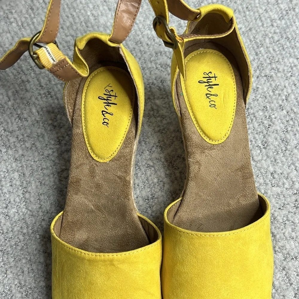 Style & Co. Womens Seleeney Open Toe‎ Casual Platform - NWOT